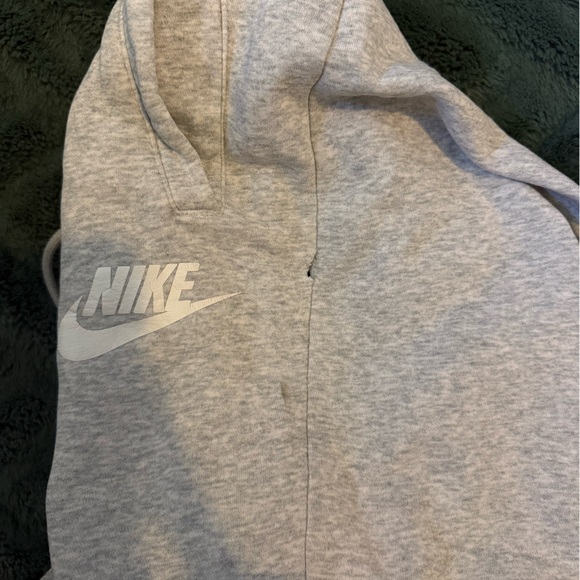 Grey Nike sweatpants with drawstring waist (minor tears pictured) - Picture 6 of 6